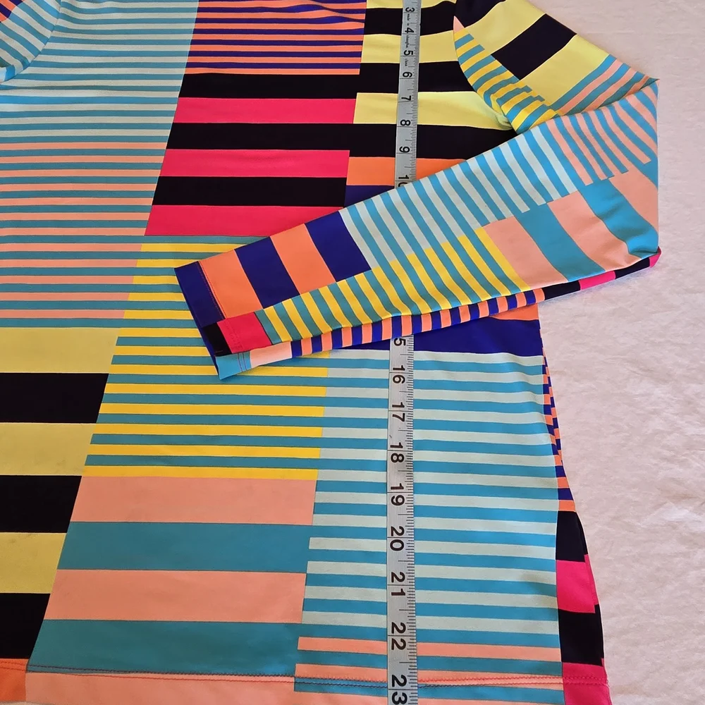 Lands' End Striped Shirt in Blue and Pink - Picture 6 of 6